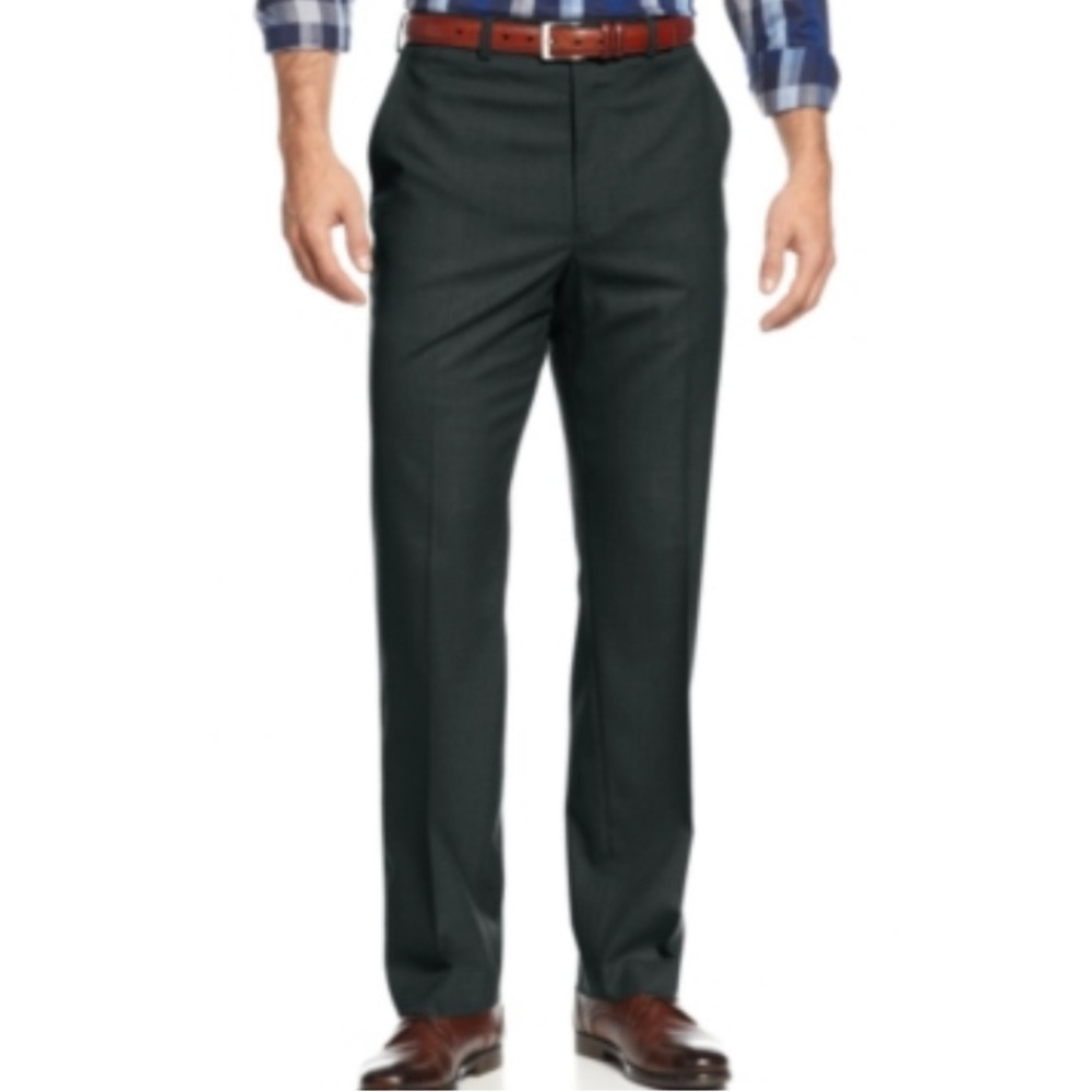 Michael Kors Men's Solid Classic-Fit Stretch Dress Pants